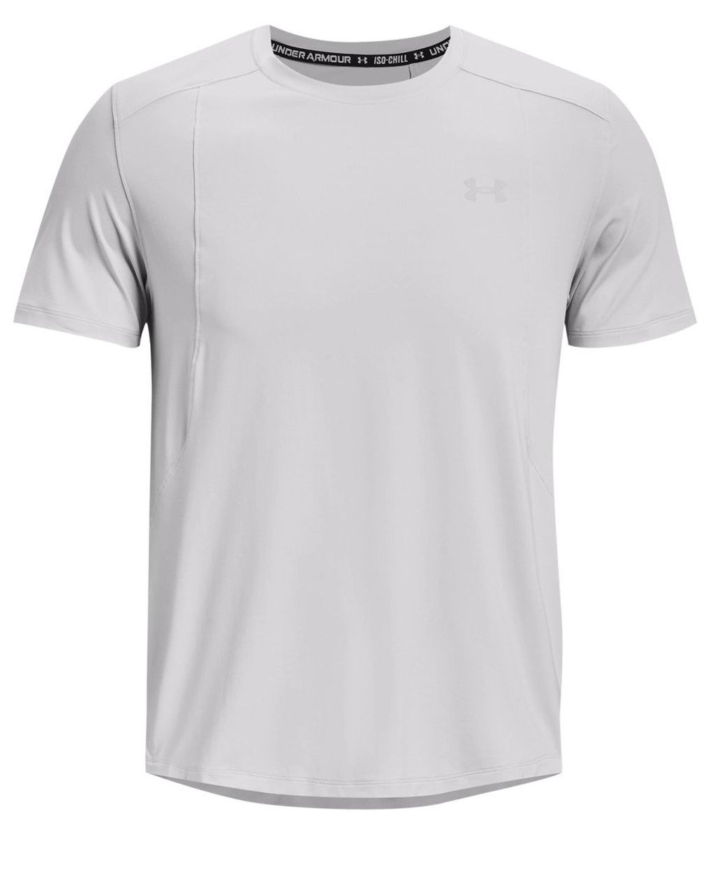 Under Armour Men's UA Iso-Chill Run Laser Short Sleeve - halo gray/reflective