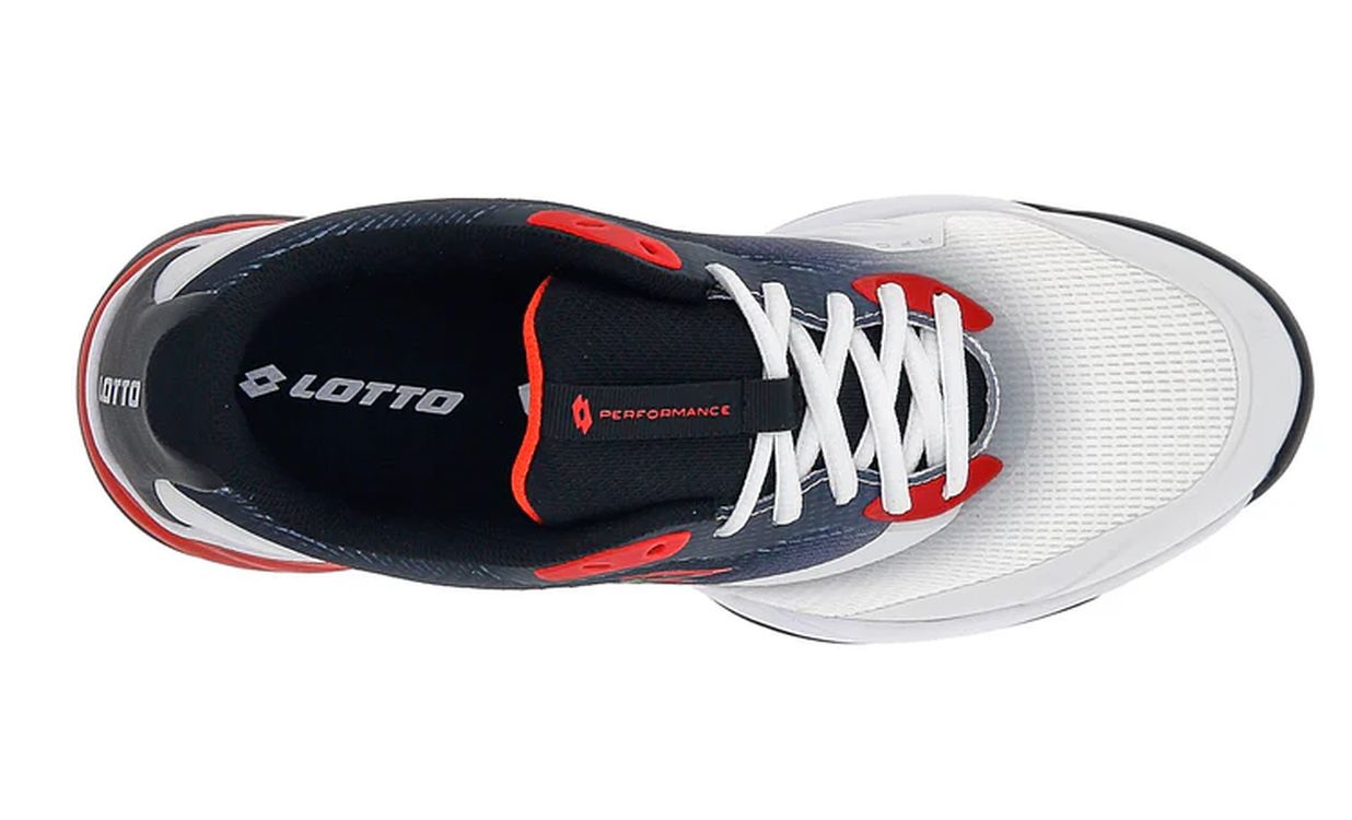 Lotto Mirage 400 ALR - all white/all black/red poppy