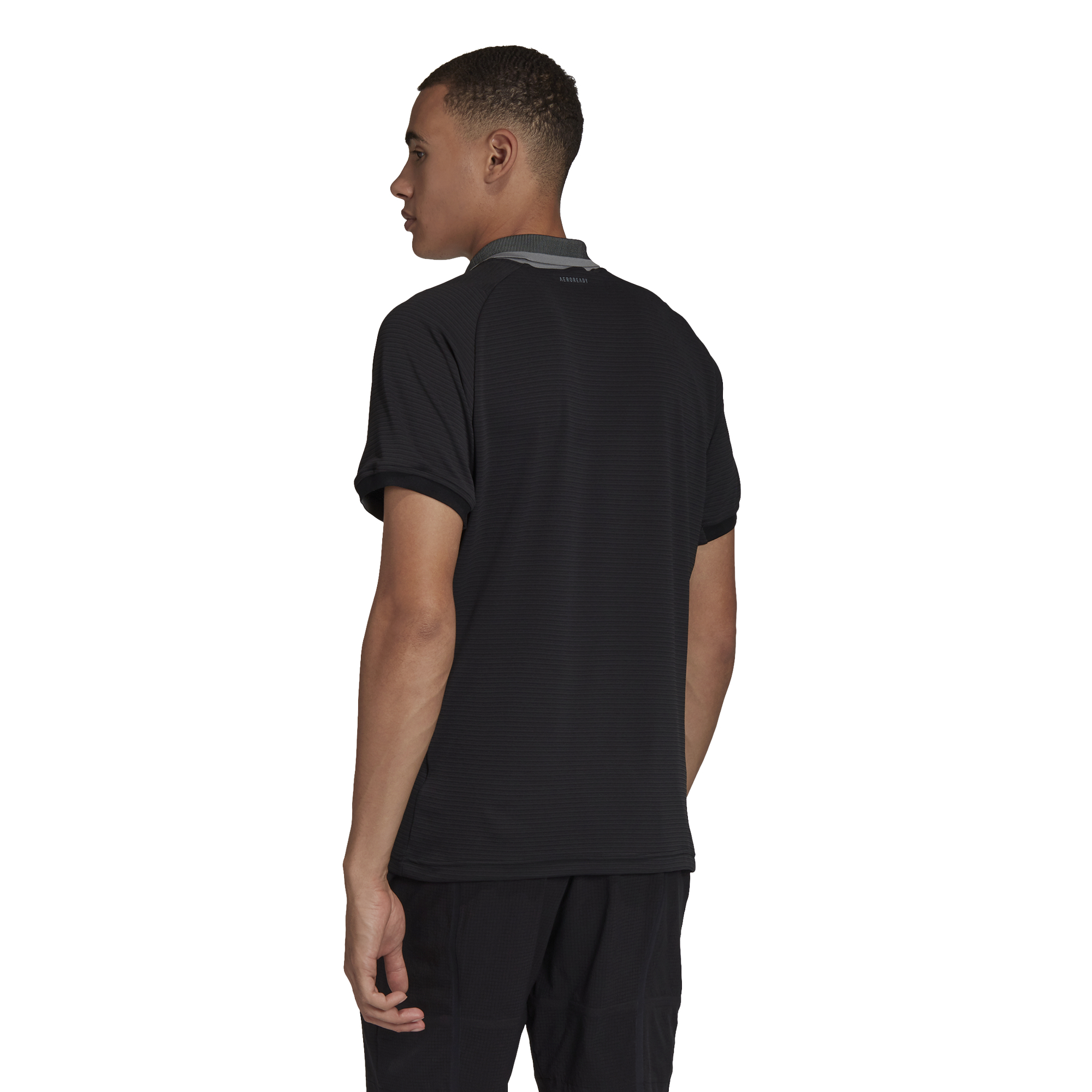 Adidas M T Freelift Polo - black/grey three