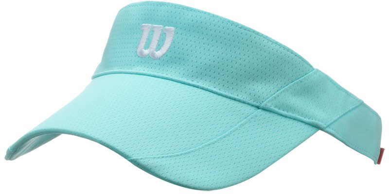 Wilson Rush Knit Visor Ultralight - aruba/white