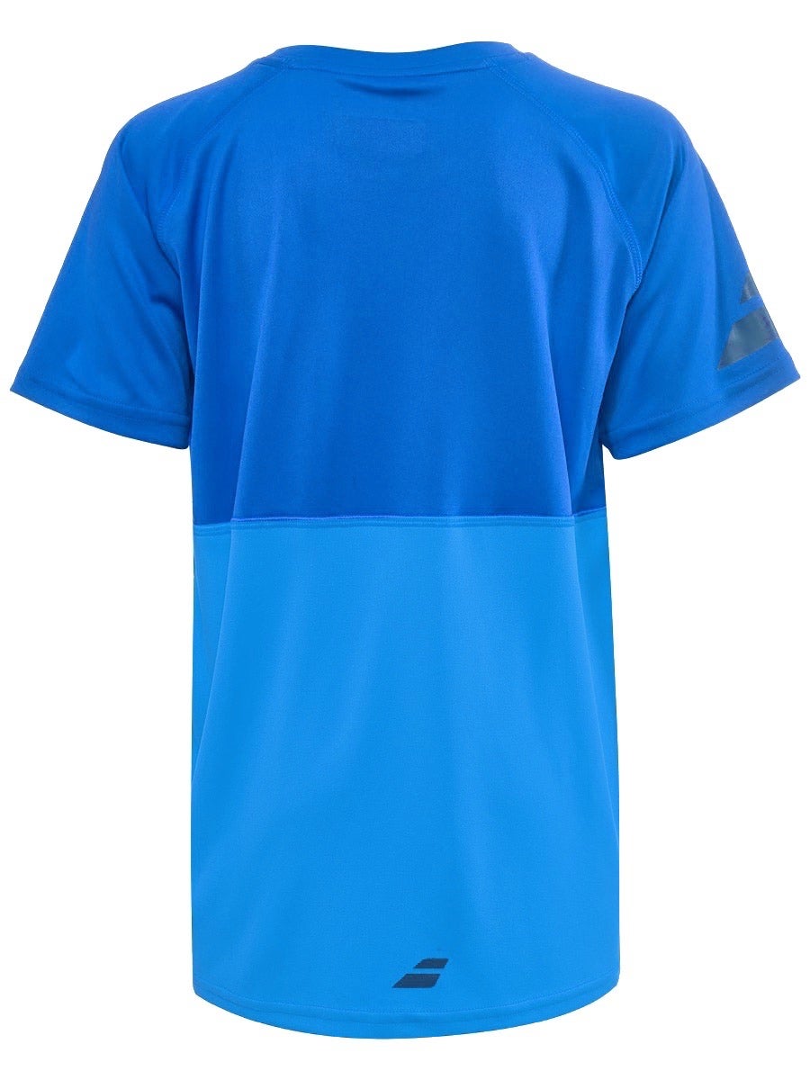 babolat-play-crew-neck-tee-boy-blue-aster-2 Babolat Play Crew Neck Tee Boy - blue aster