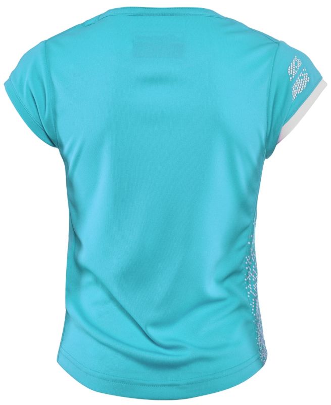 babolat-performance-cap-sleeve-top-girl-horizon-blue-2 Babolat Performance Cap Sleeve Top Girl - horizon blue