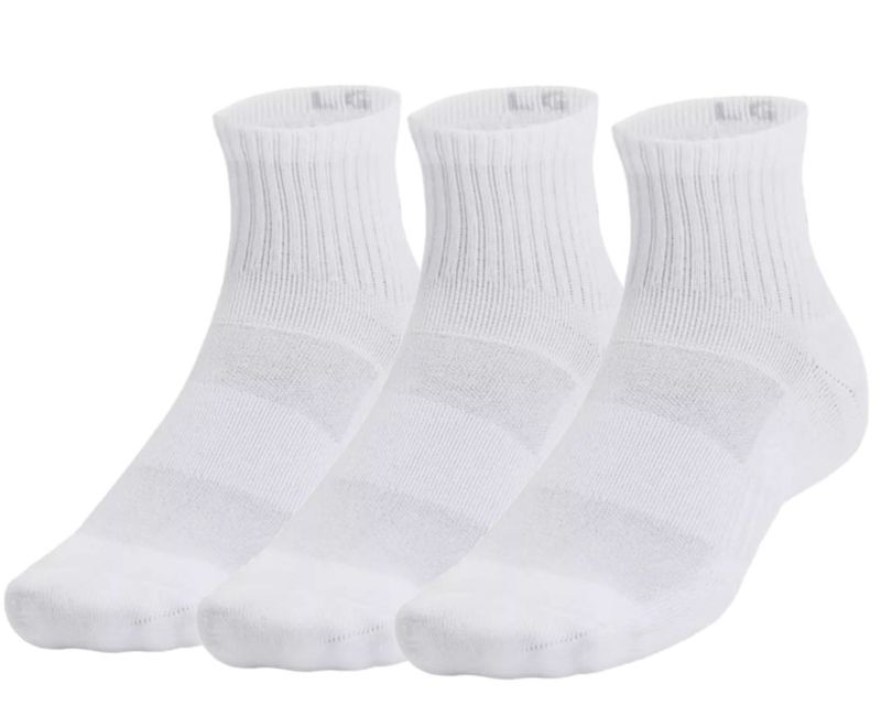 Under Armour Training Cotton Quarter-Crew 3P - white 