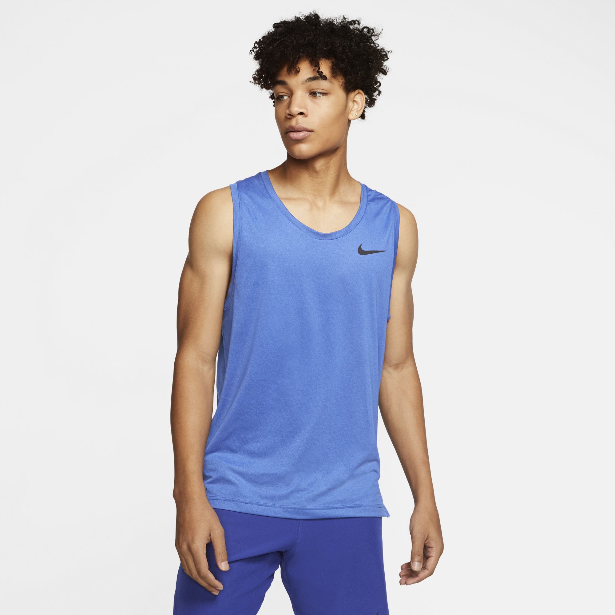 Nike Top Tank HPR Dry - obsidian/game royal/heather/black Nike Top Tank HPR Dry - obsidian/game royal/heather/black