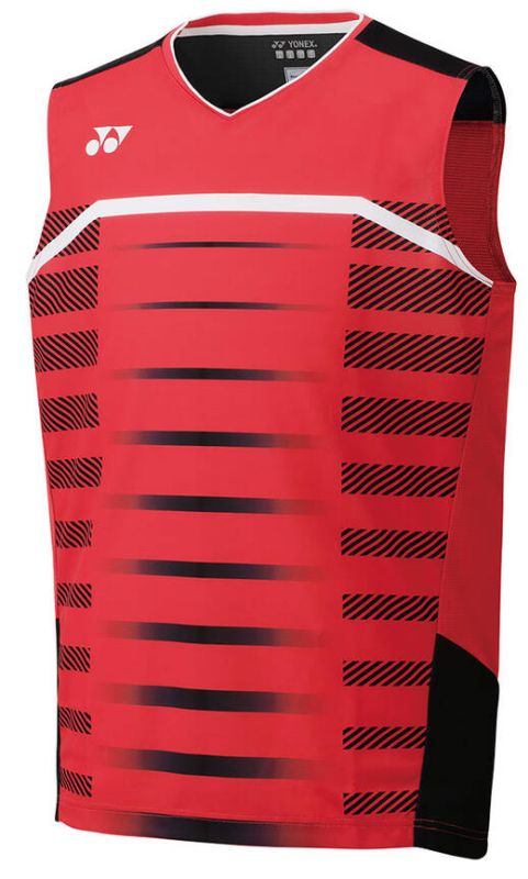 Yonex Men's Sleeveless Top - ruby red