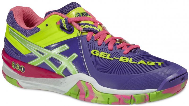 Asics Gel-Blast 6 - purple/neon green/flash yellow