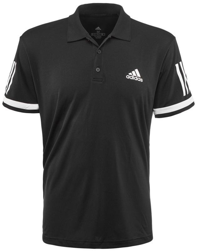 adidas-club-3-stripes-polo-black-white-1 Adidas Club 3-Stripes Polo - black/white