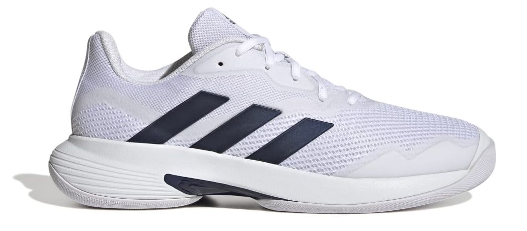 HR1027_6_FOOTWEAR_Photography_Front-Lateral-Top-View_white Adidas CourtJam Control M Carpet - cloud white/team navy/cloud white