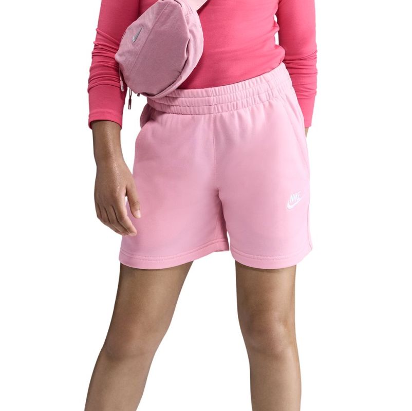 Nike Kids Sportswear Club Fleece 5" - med soft pink/med soft pink/white