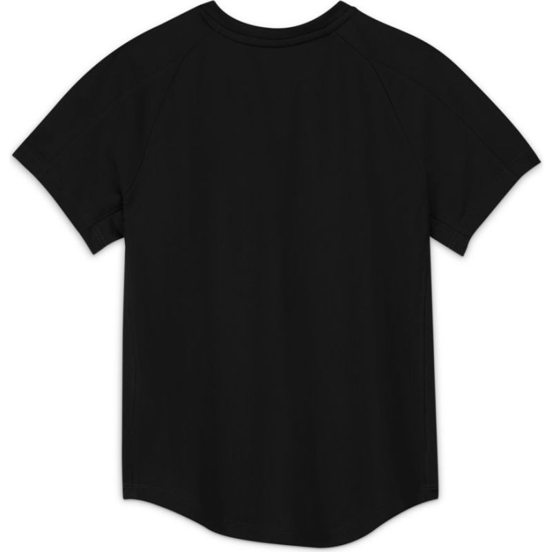 Nike Court Dri-Fit Victory SS Top B - black/black/white