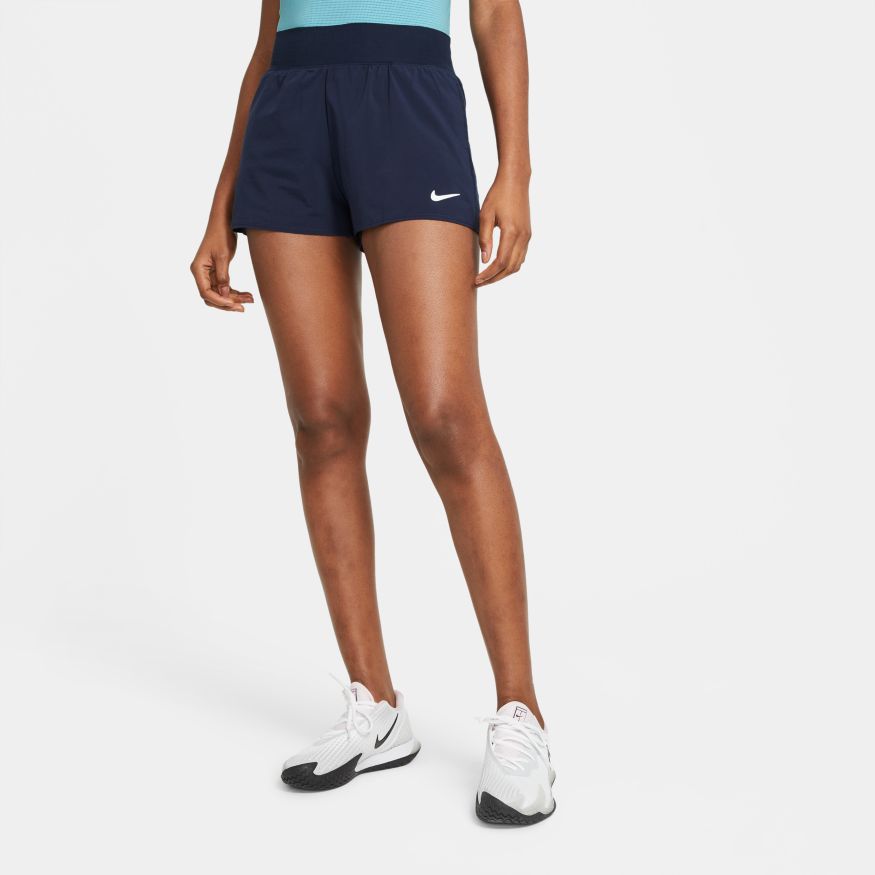 Nike Court Dri-Fit Victory Short W - obsidian/white