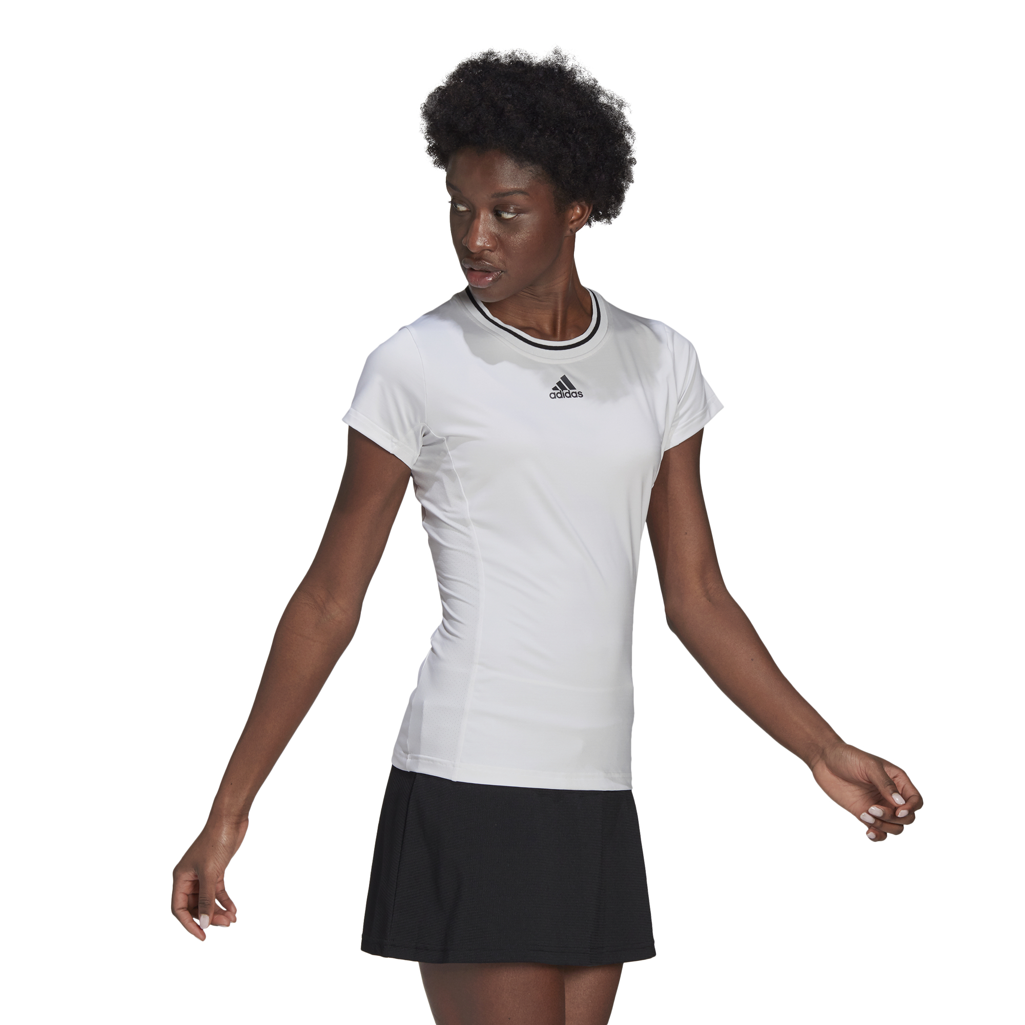Adidas Freelift Tee W - white/black
