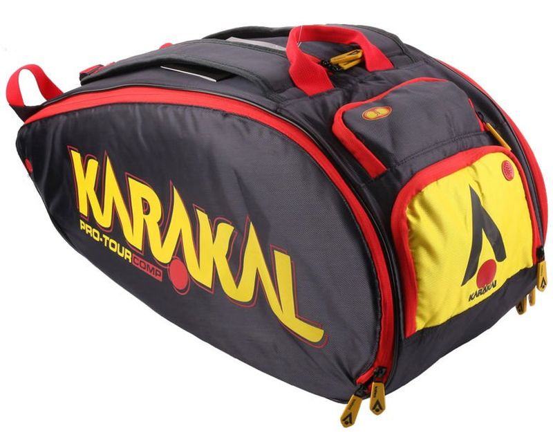 Torba tenisowa Karakal Pro Tour Comp 9R - yellow