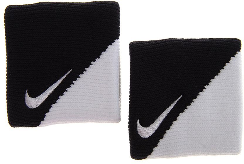 Nike Dri-Fit Wristbands 2.0 - black/white/white