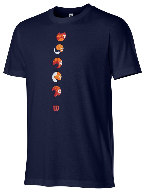 Wilson Tokyo Tech Tee M - maritime blue