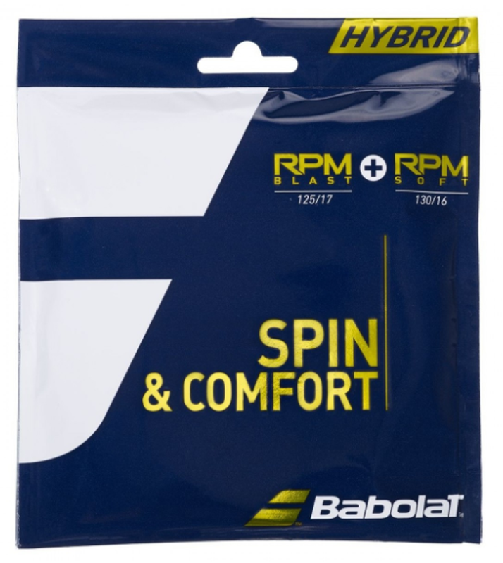 Babolat RPM Blast 1.25mm + RPM Soft 1.30mm (12 m) - black/grey