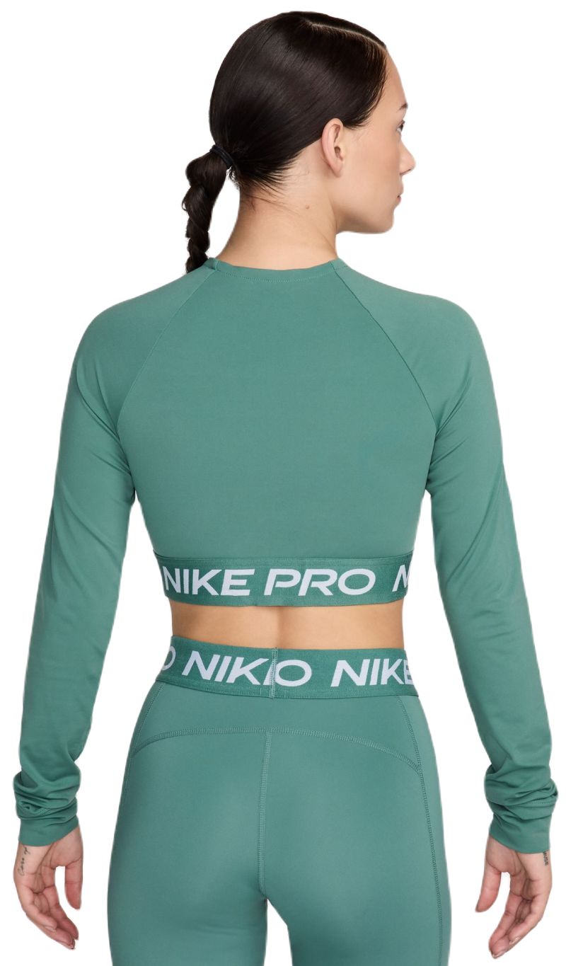 Nike Pro 365 Dri-Fit Cropped Long-Sleeve Top