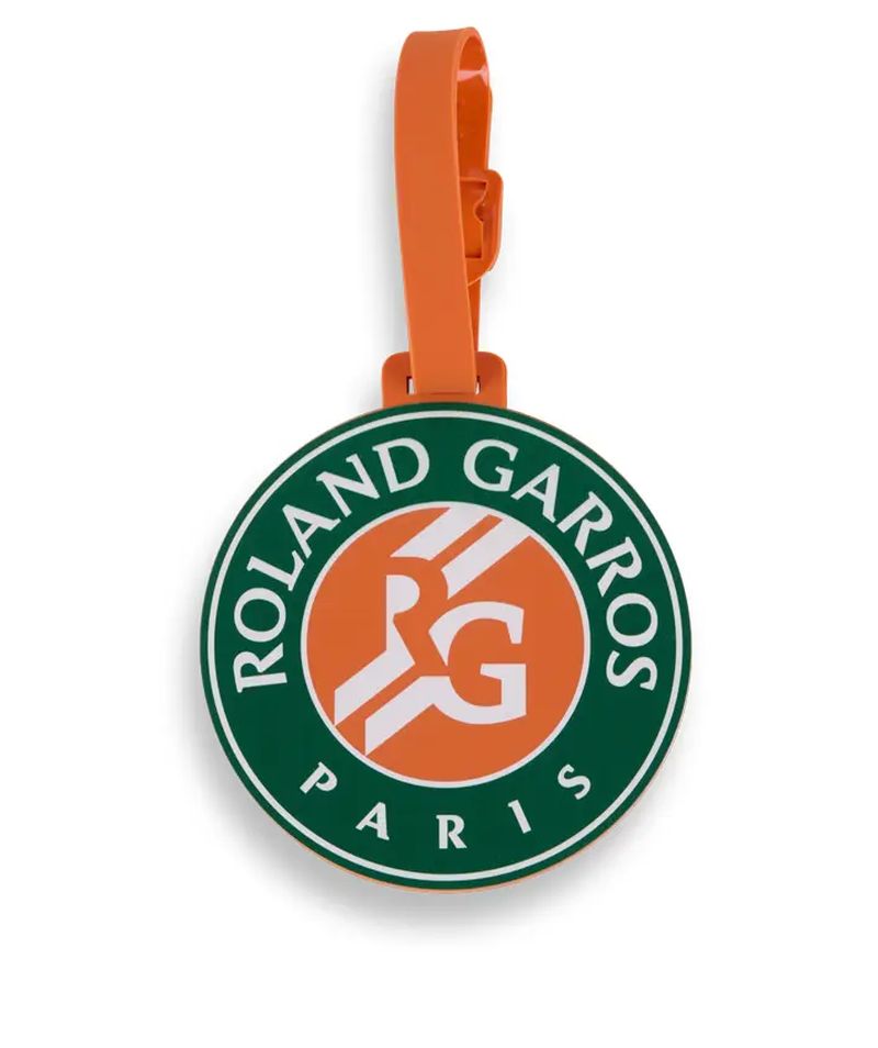 Roland Garros Logo Travel Label - clay