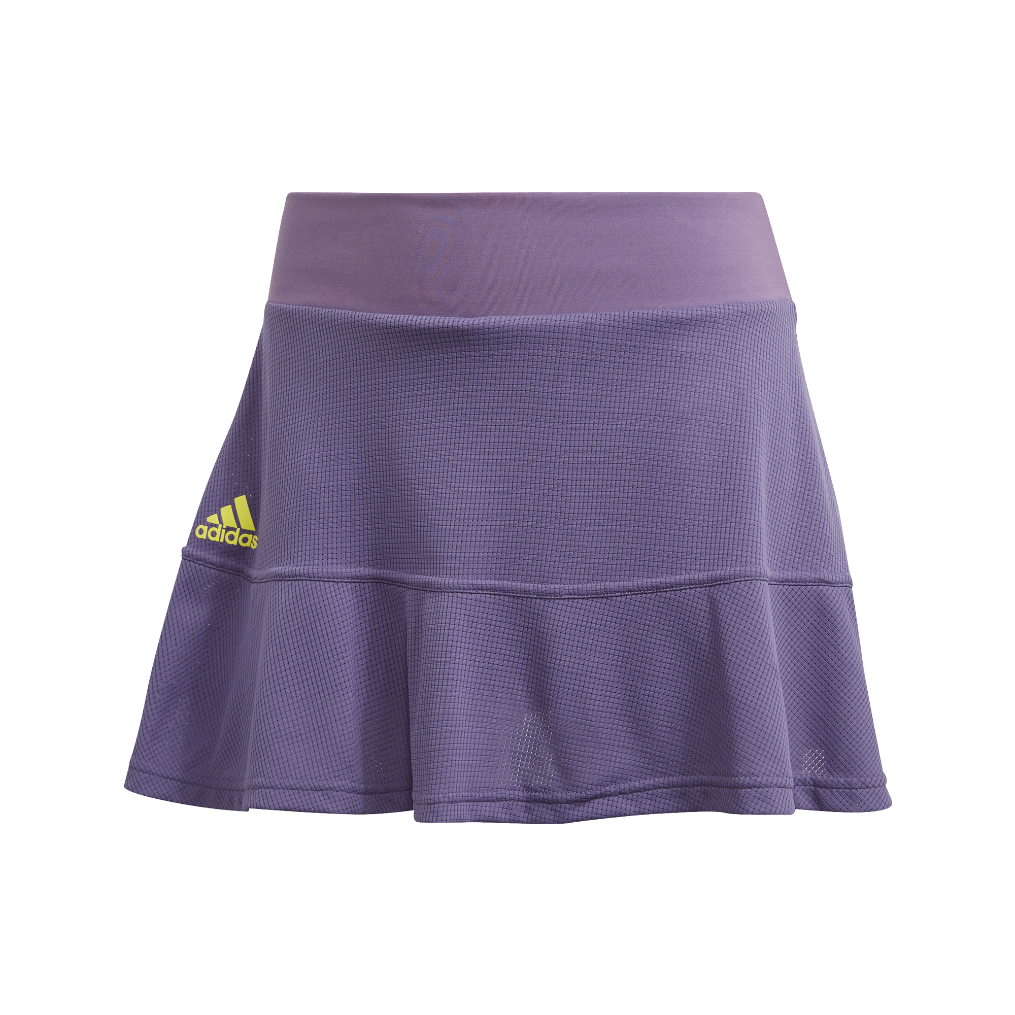 Adidas Match Skirt Heat Ready - tech purple/shock yellow
