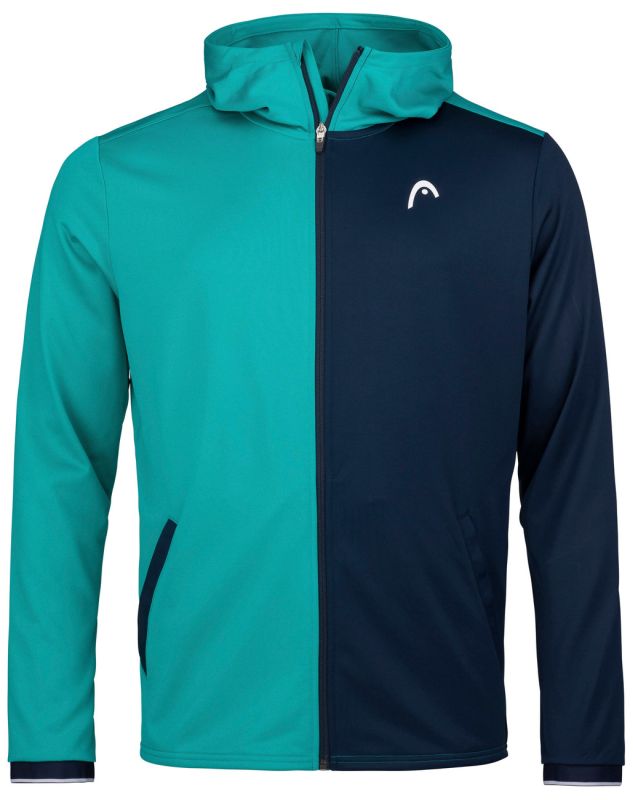Bluza Tenisowa Head Breaker Hoodie FZ M - turquoise/dark blue # L