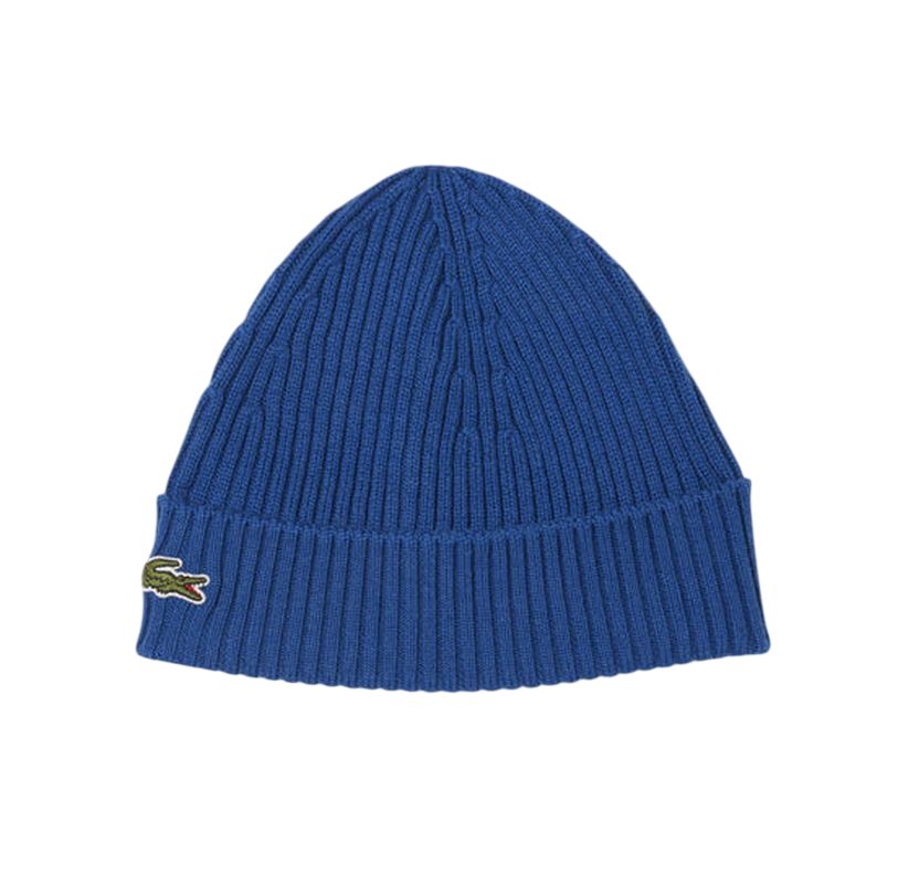 Lacoste Unisex Ribbed Wool - sapphire blue