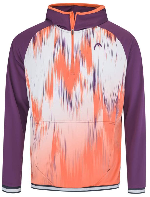 436138 Head Topspin Hoodie - flamingo/print vision