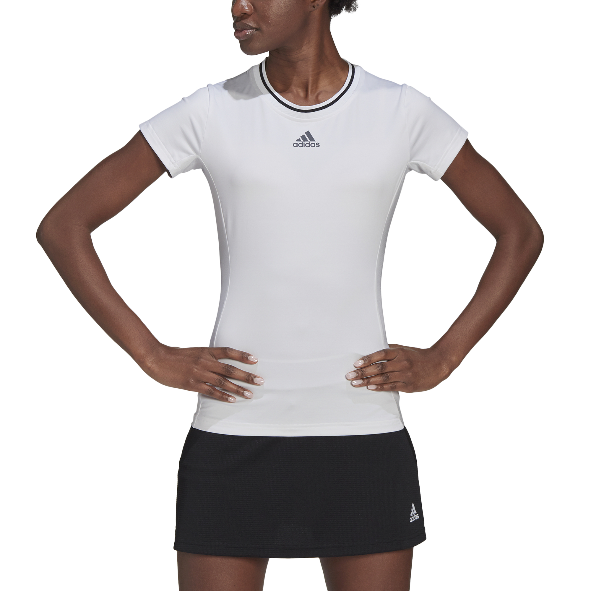 Adidas Freelift Tee W - white/black