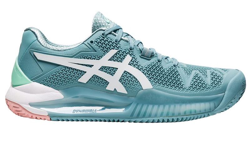Asics Gel-Resolution 8 Clay - smoke blue/white