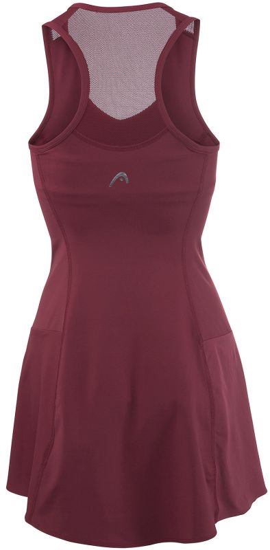 Sukienka Tenisowa Head Performance Dress W - burgundy/silver Sukienka Tenisowa Head Performance Dress W - burgundy/silver