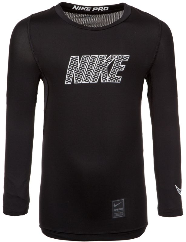 nike-pro-ls-comp-top-black-1 Nike Pro LS Comp Top - black