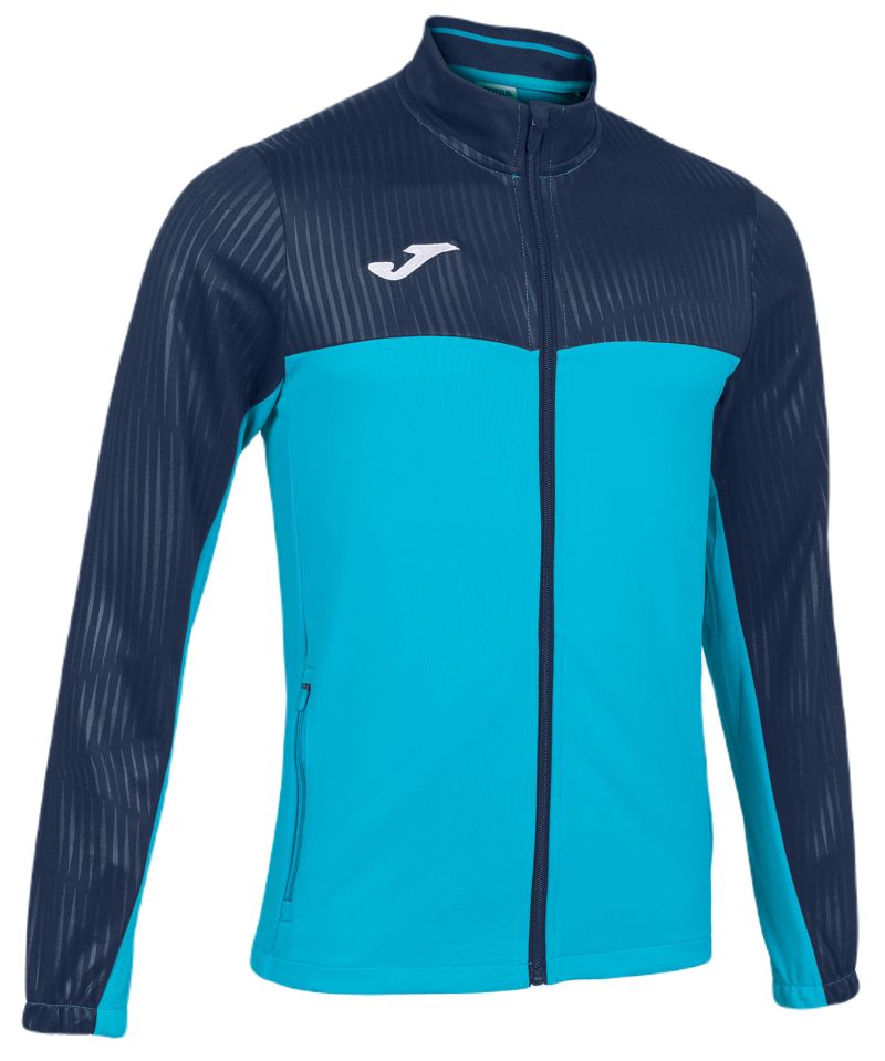 Joma Montreal Full Zip Sweatshirt - fluor turquoise/navy Joma Montreal Full Zip Sweatshirt - fluor turquoise/navy