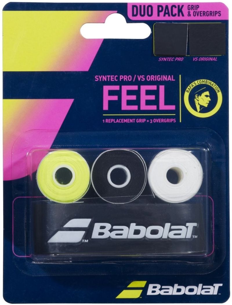 Babolat Feel DUO Pack RAFA Syntec Pro x1 + VS Original x3