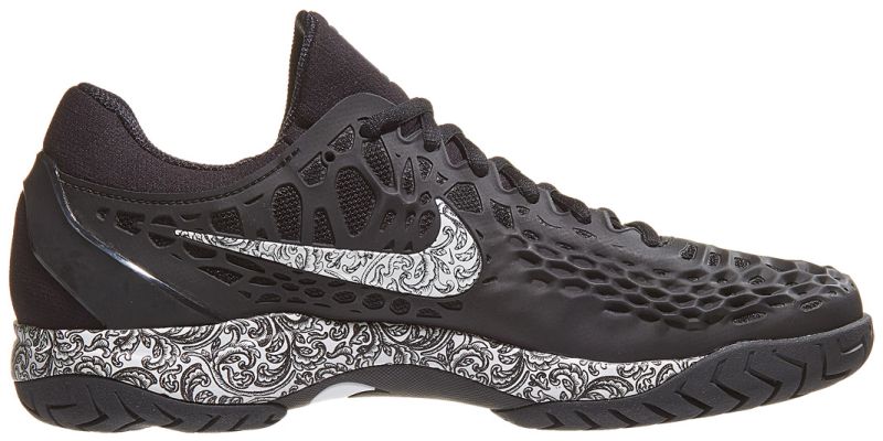 nike-air-zoom-cage-3-clay-black-white-3 Nike Air Zoom Cage 3 Clay - black/white