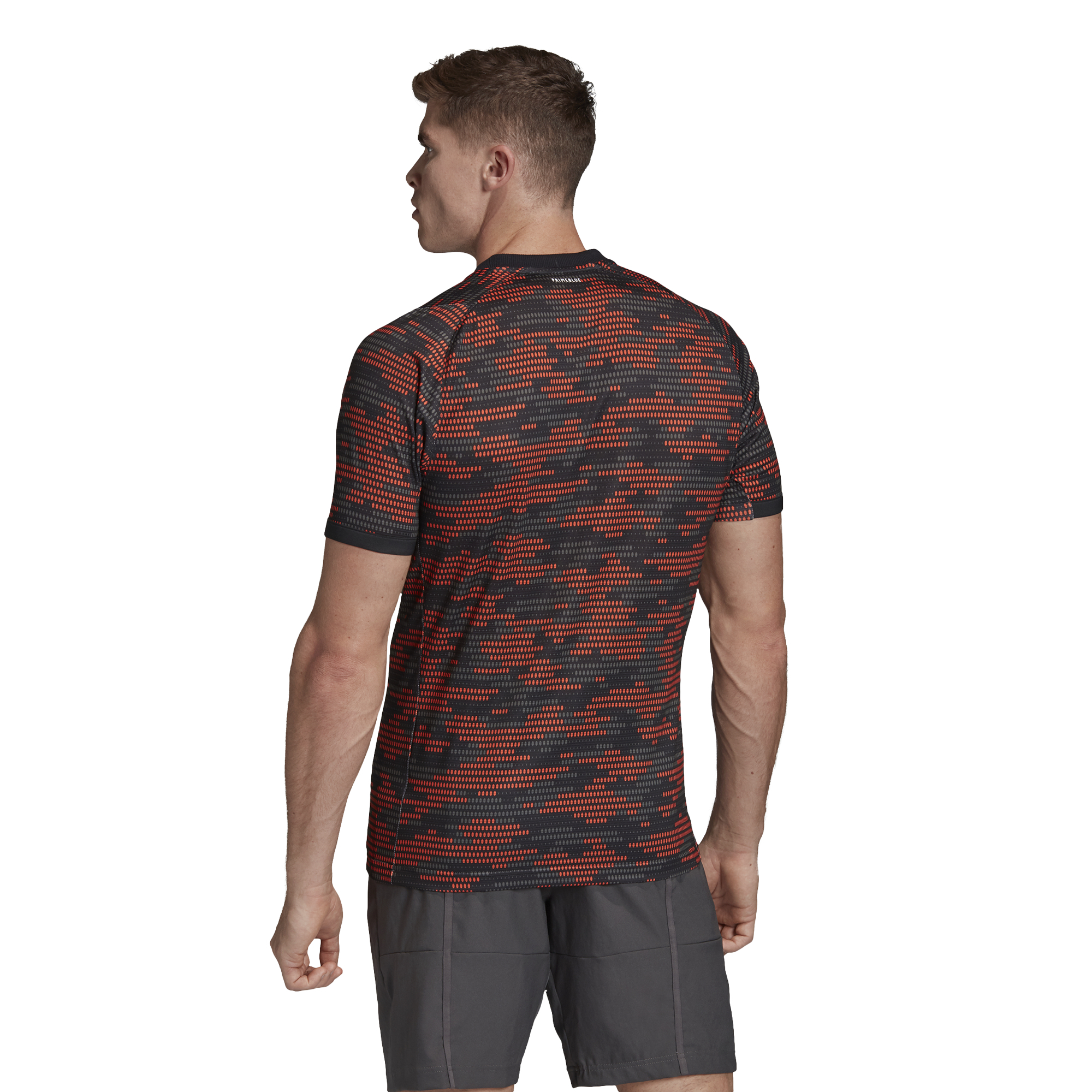 Adidas Freelift Primeblue Tee M - true orange/white