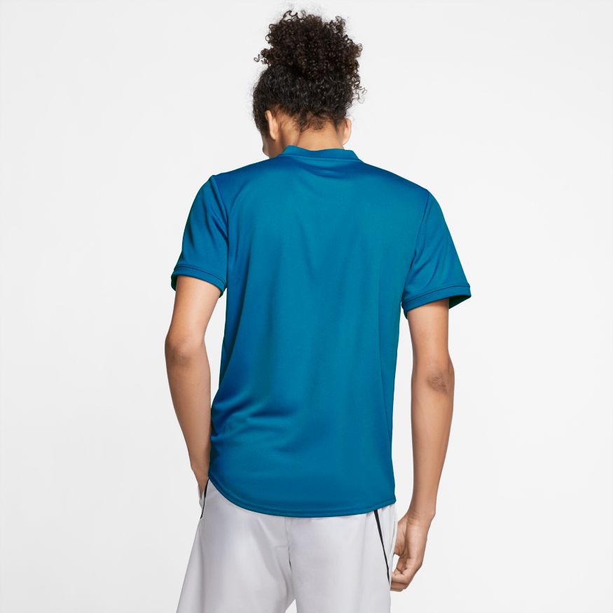 nike-court-dry-blade-polo-neo-turq-white-5 Nike Court Dry Blade Polo - neo turq/white
