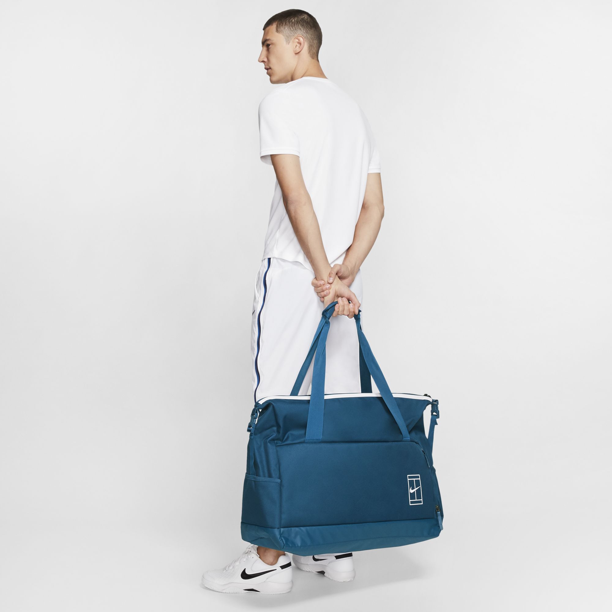 Nike Court Advantage Duffel Bag - valerian blue/valerian blue/white