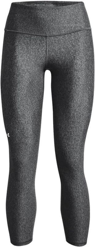Under Armour Women's Heat Gear Armour NoSlip Waistband Ankle Leggings - charcoal light heather/white