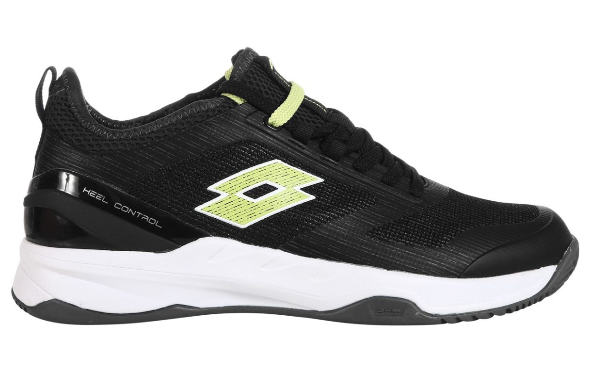 Lotto Mirage 200 Clay - all black/sharp green/asphalt