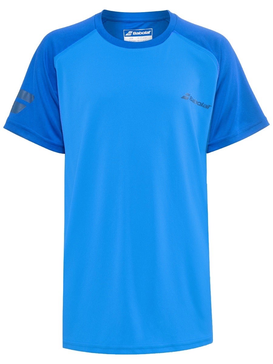 Babolat Play Crew Neck Tee Boy - blue aster