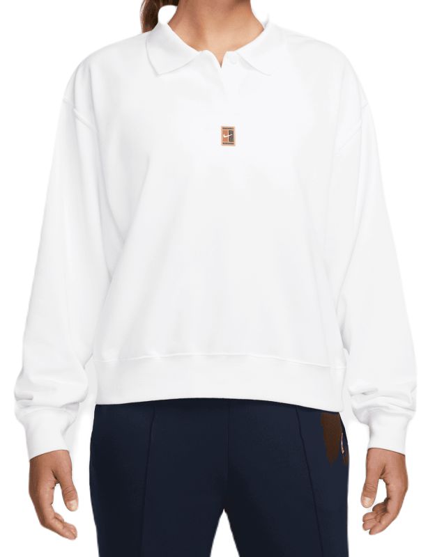 Nike Court Dri-Fit Heritage Tennis Polo - white Nike Court Dri-Fit Heritage Tennis Polo - white