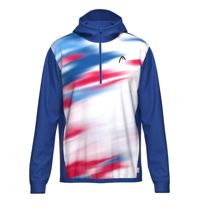 Head Topspin - white/royal/red