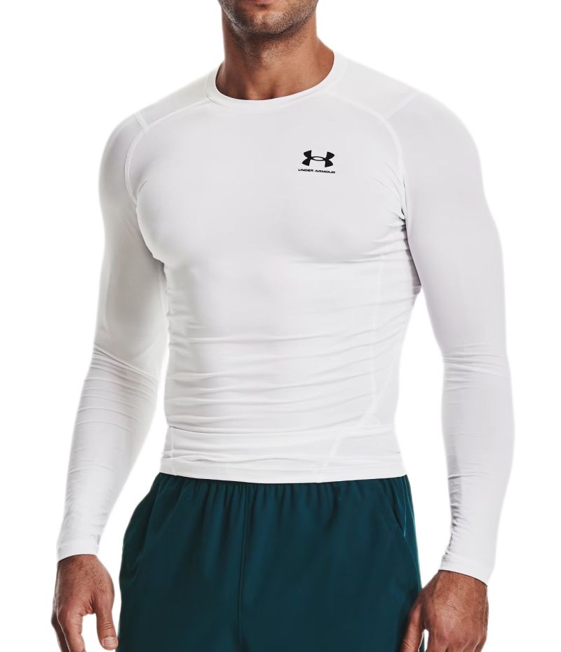 Under Armour HeatGear Armour Comp Long Sleeve - white/black