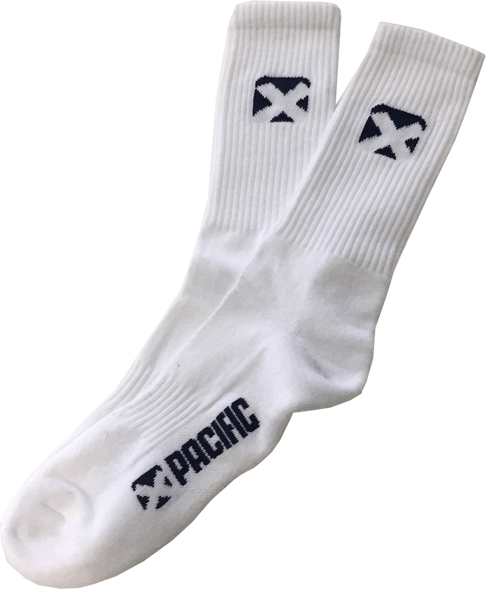 Pacific Sport Socks Men Crew - 1 para/white