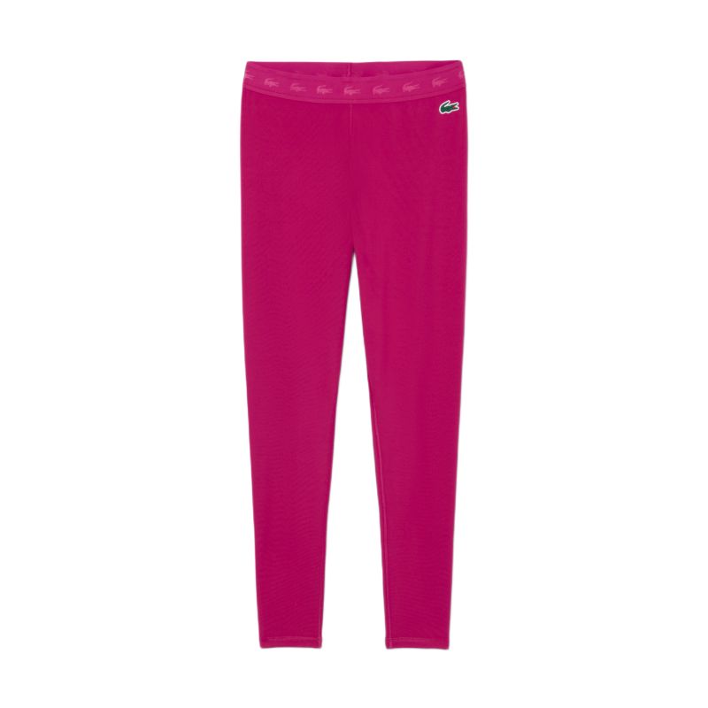 Damskie leginsy Lacoste Ultra Dry Stretch Sport - fuchsia pink