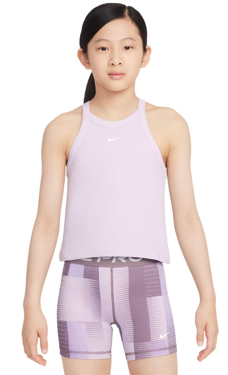 Nike Girls High-Neck Tank - doll/white 