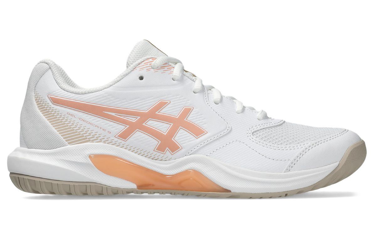 Asics Gel-Dedicate 9 - white/cantaloupe Asics Gel-Dedicate 9 - white/cantaloupe