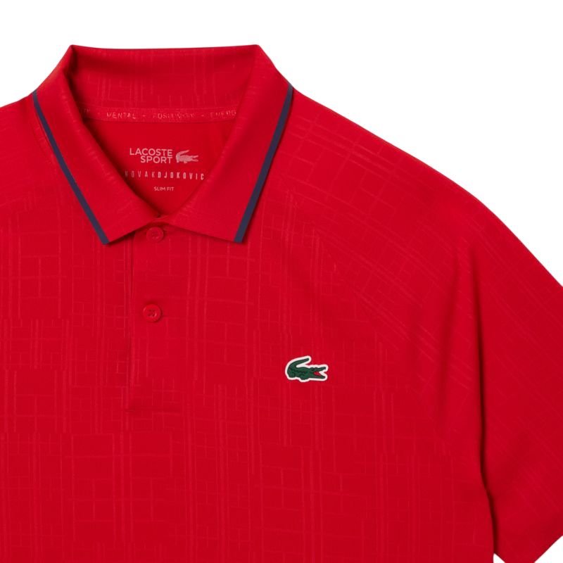 Lacoste Tennis x Novak Djokovic On Court - red