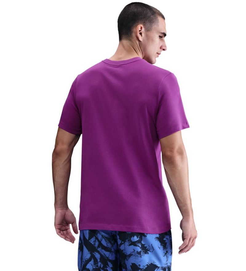 Nike Solid Dri-Fit Crew - bold berry/black