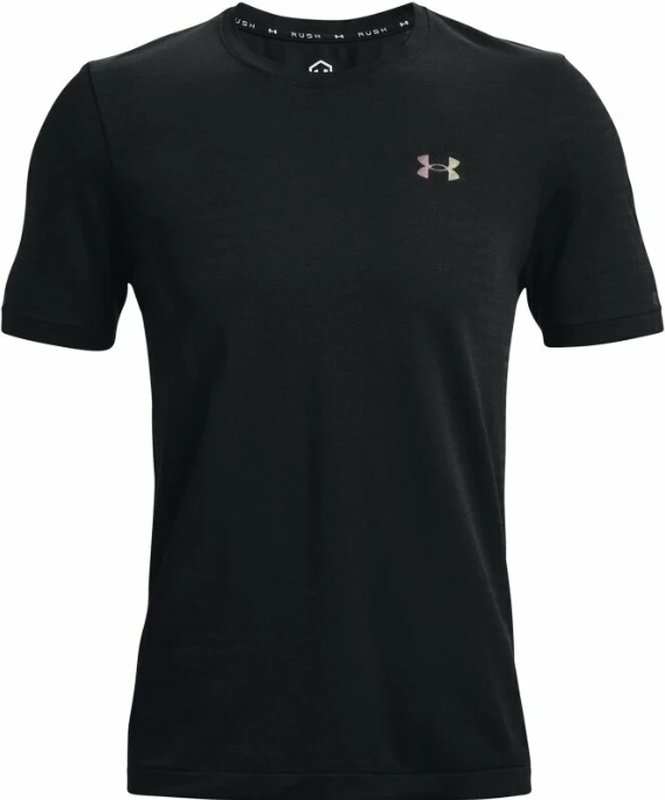 Under Armour Men's UA Rush Seamless GeoSport Short Sleeve - black