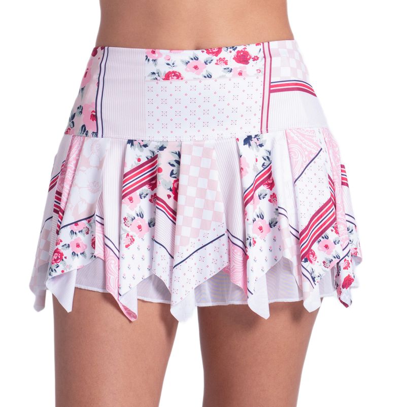 Damska spódniczka Spódniczka tenisowa Lucky in Love Rose All Day - pink/whit